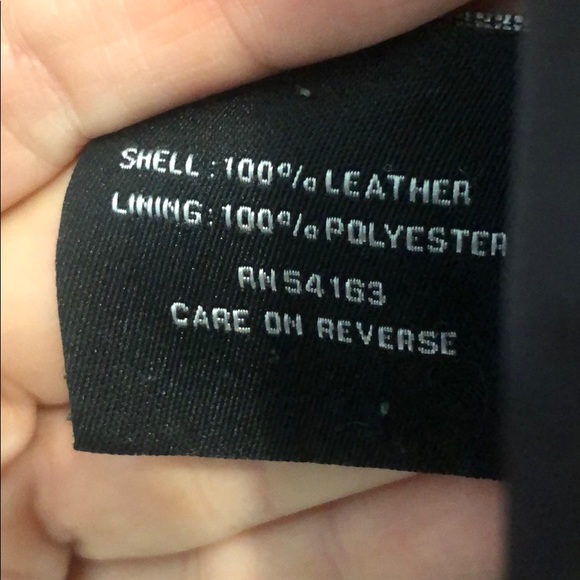 Black Rivet Leather Jacket - Picture 8 of 12